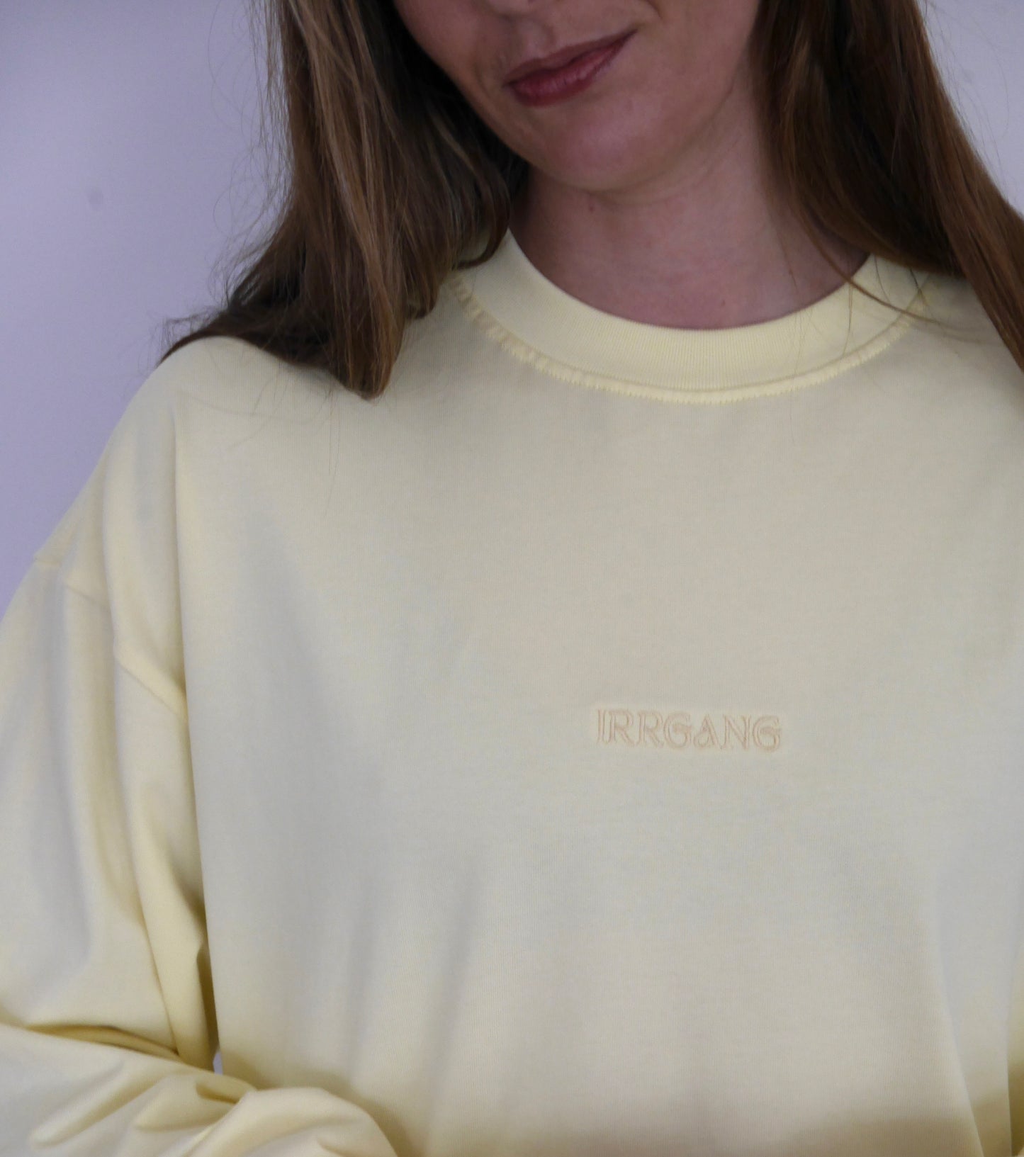 Yellow Oversized Long-sleeve
