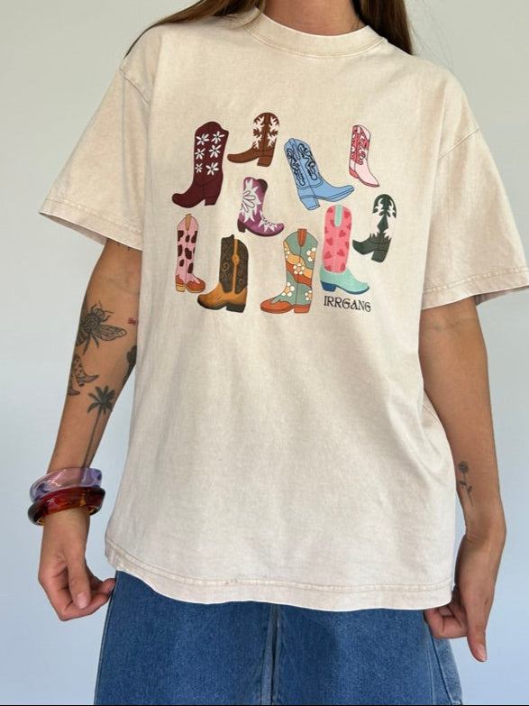 Sassy Boots Oversized T-shirt