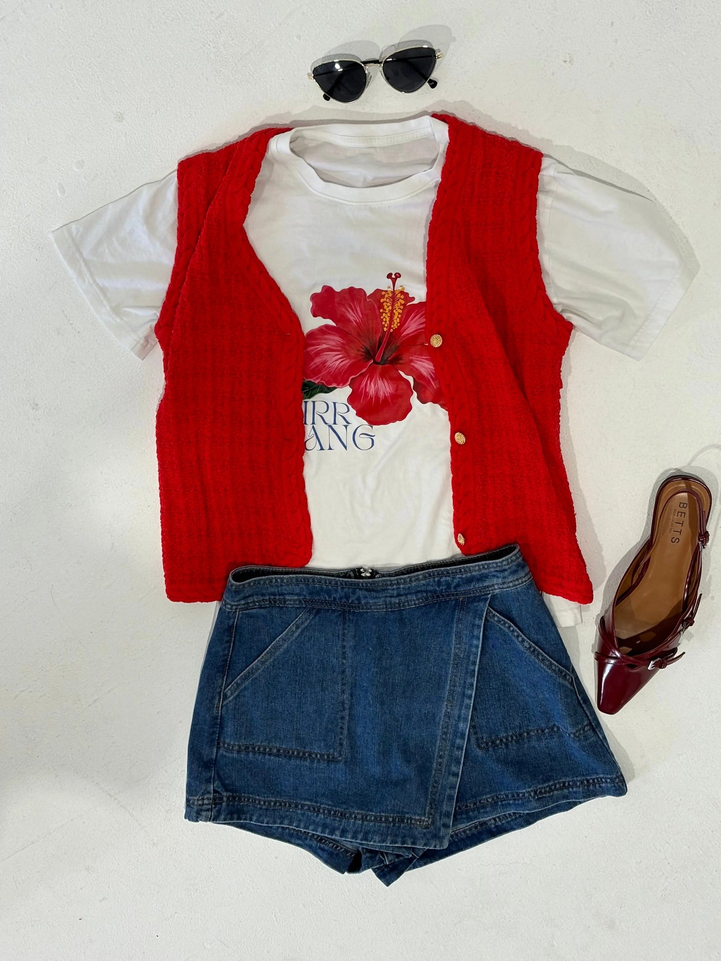 Sasha Denim Skort IRRGANG